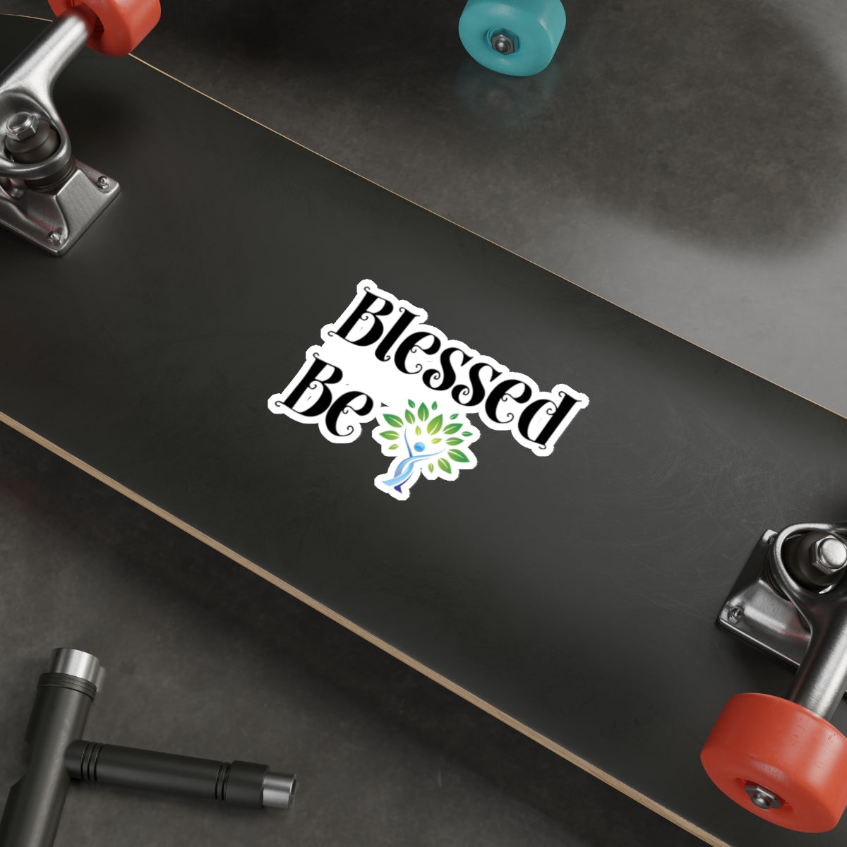 Blessed Be - Blue Tree Sticker