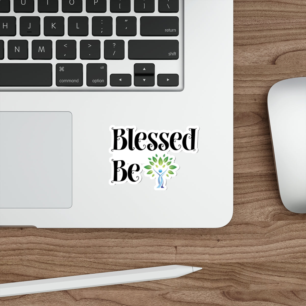 Blessed Be - Blue Tree Sticker