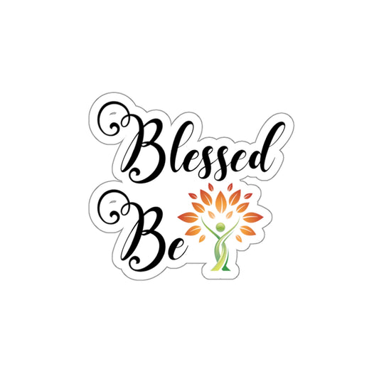 Blessed Be - green/orange tree Sticker