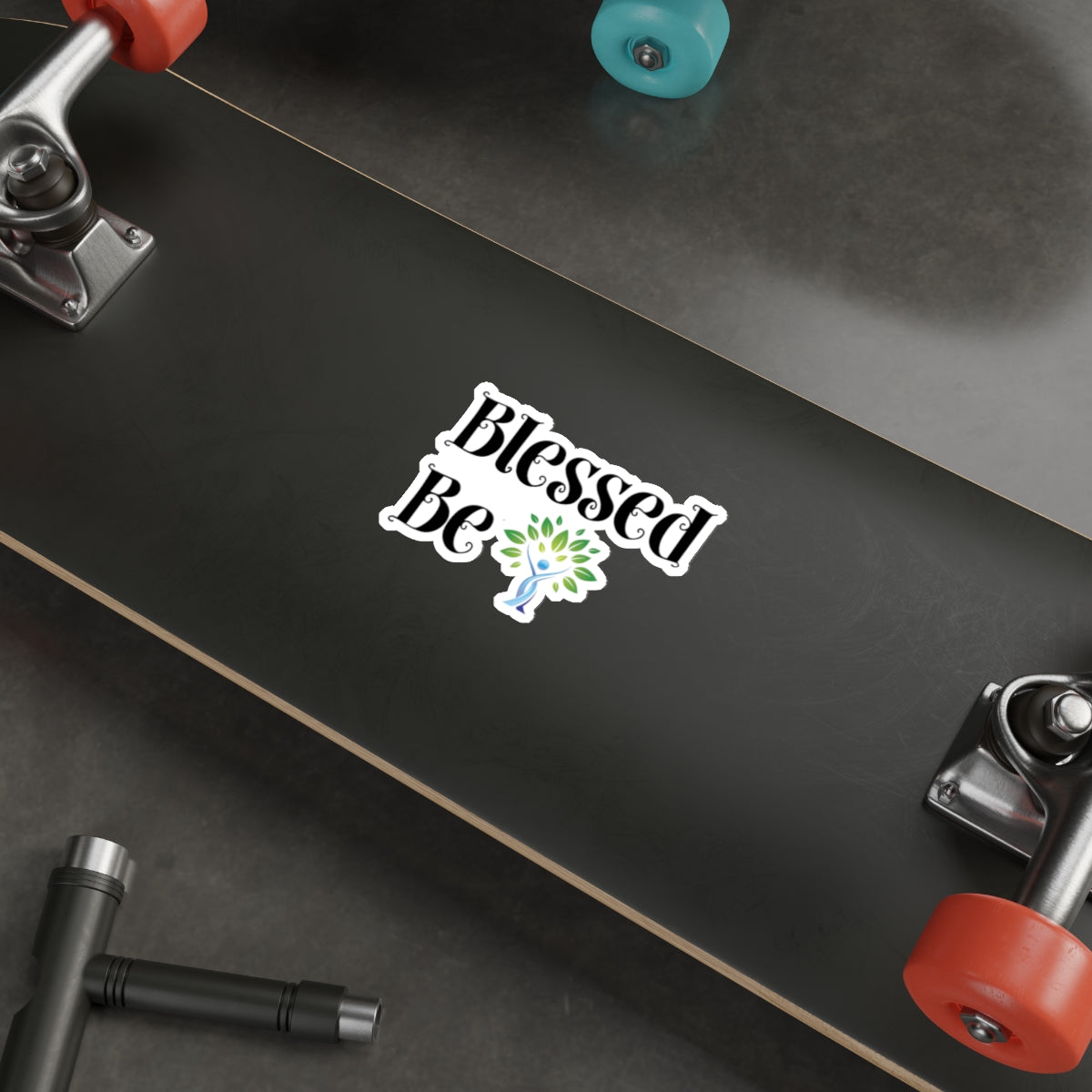 Blessed Be - Blue Tree Sticker