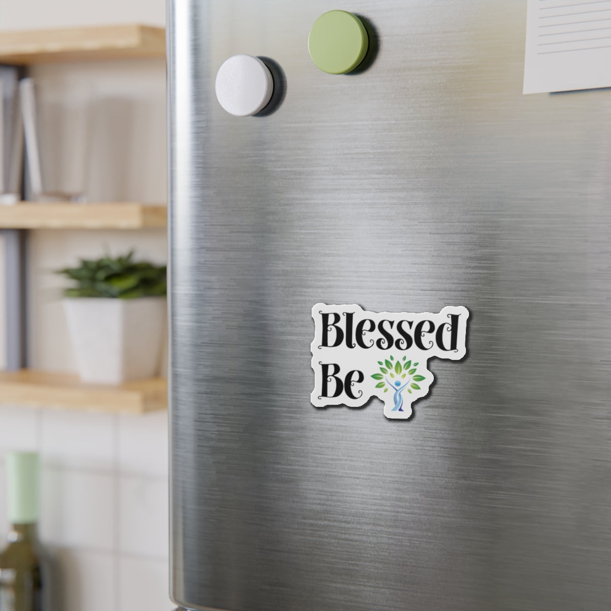 Blessed Be - Blue Tree Magnet