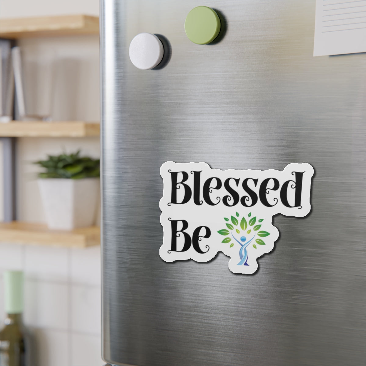 Blessed Be - Blue Tree Magnet