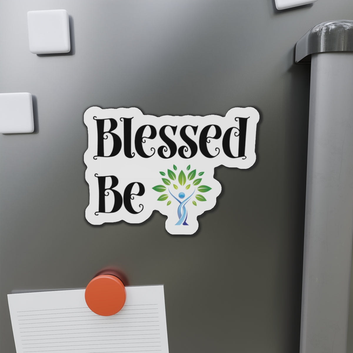 Blessed Be - Blue Tree Magnet
