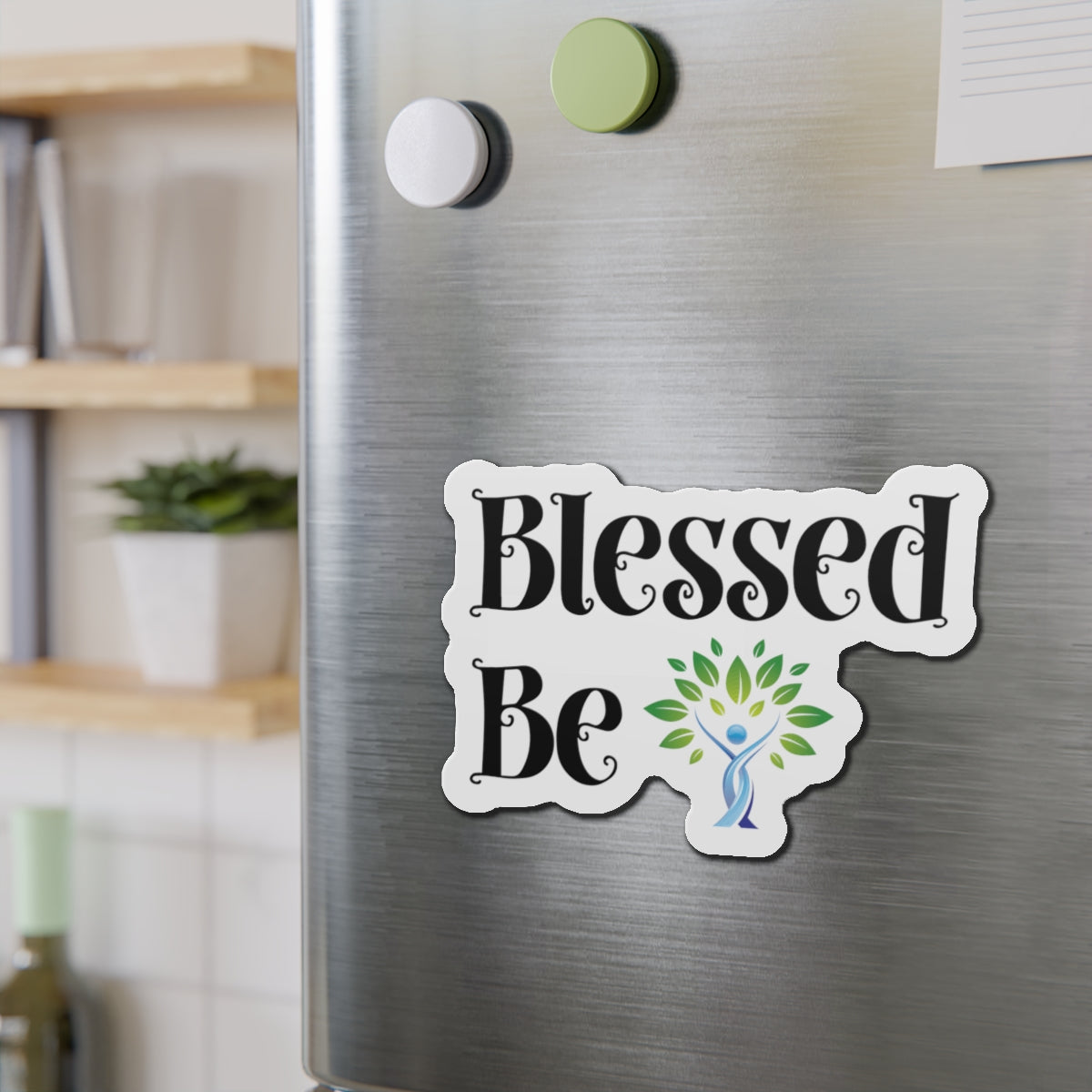 Blessed Be - Blue Tree Magnet