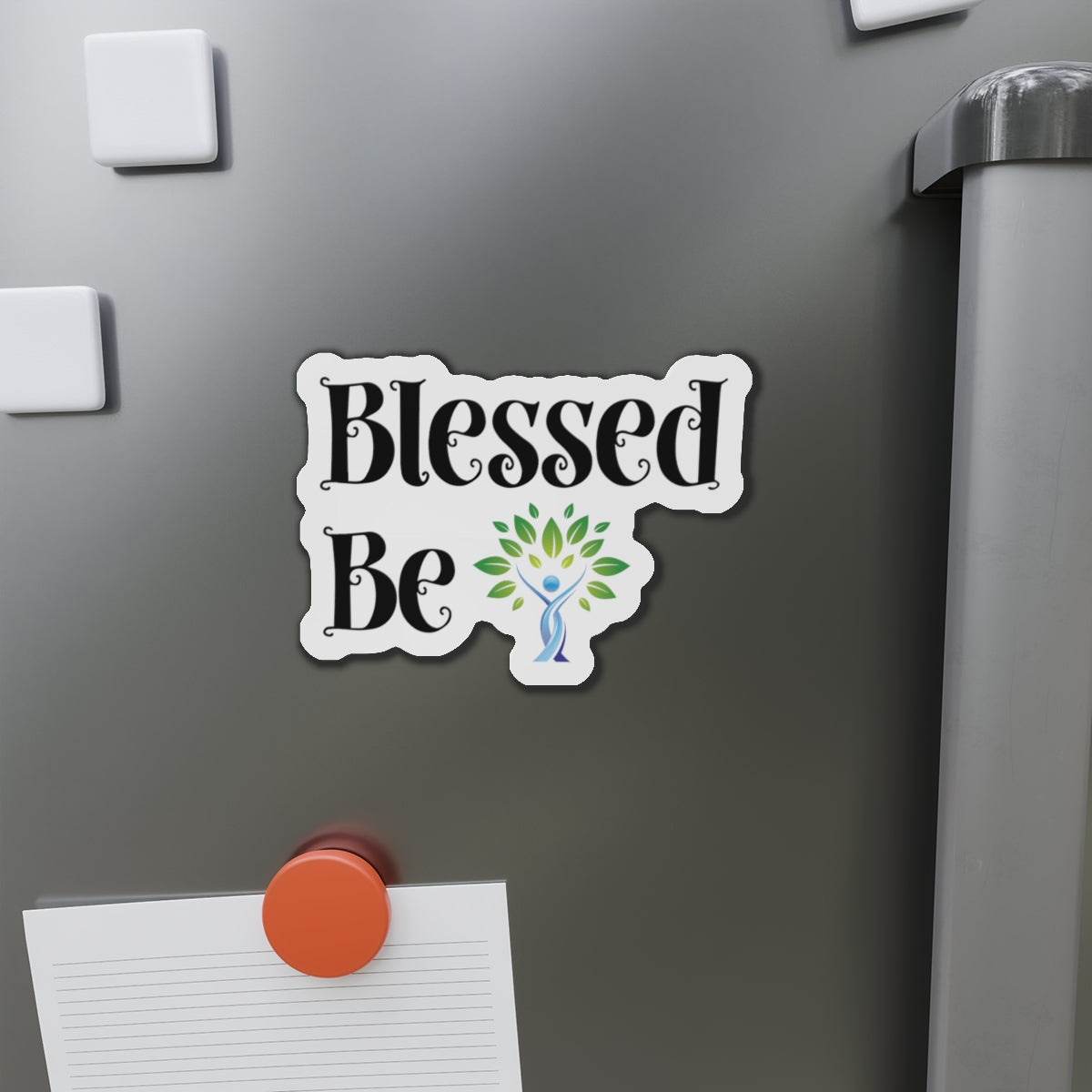 Blessed Be - Blue Tree Magnet