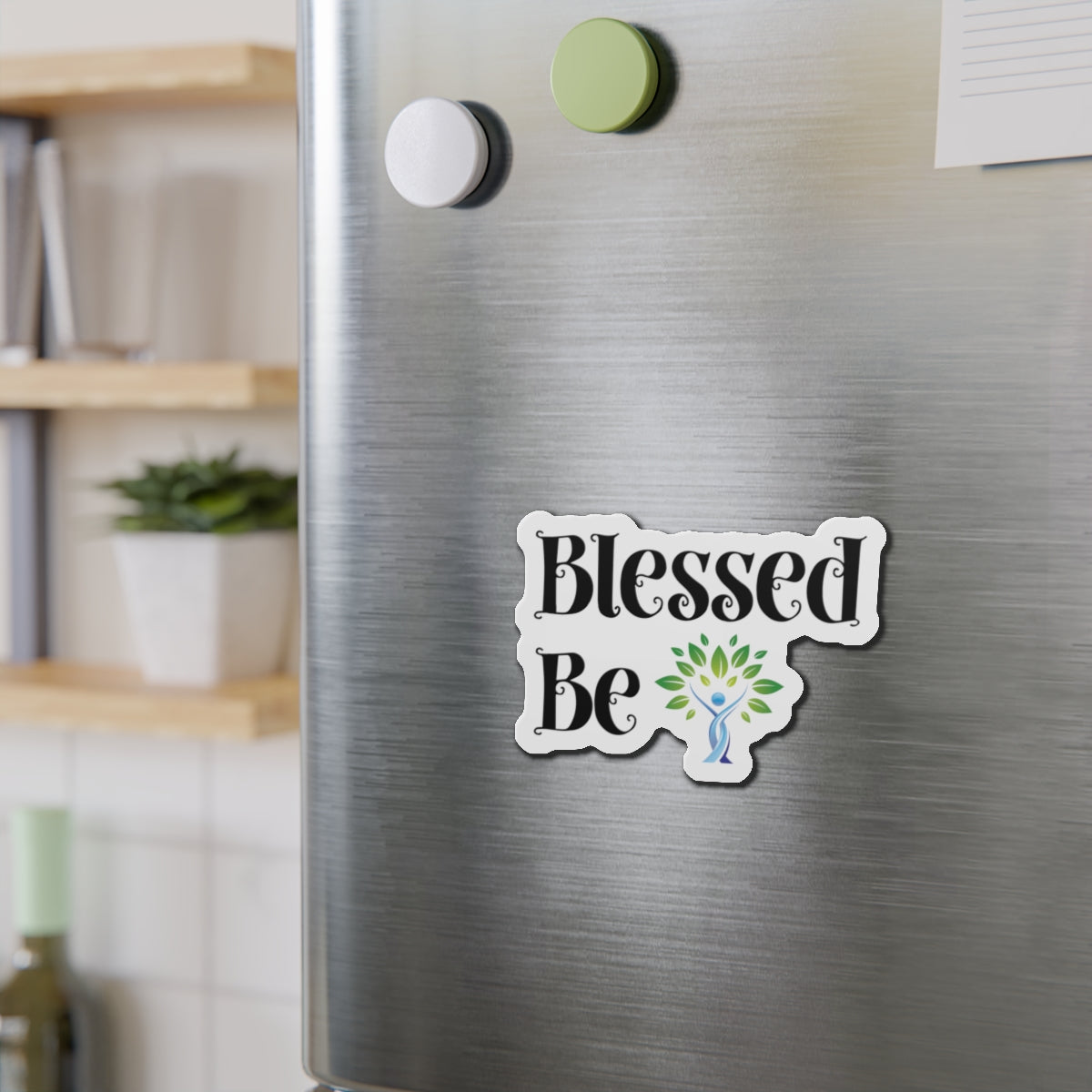 Blessed Be - Blue Tree Magnet